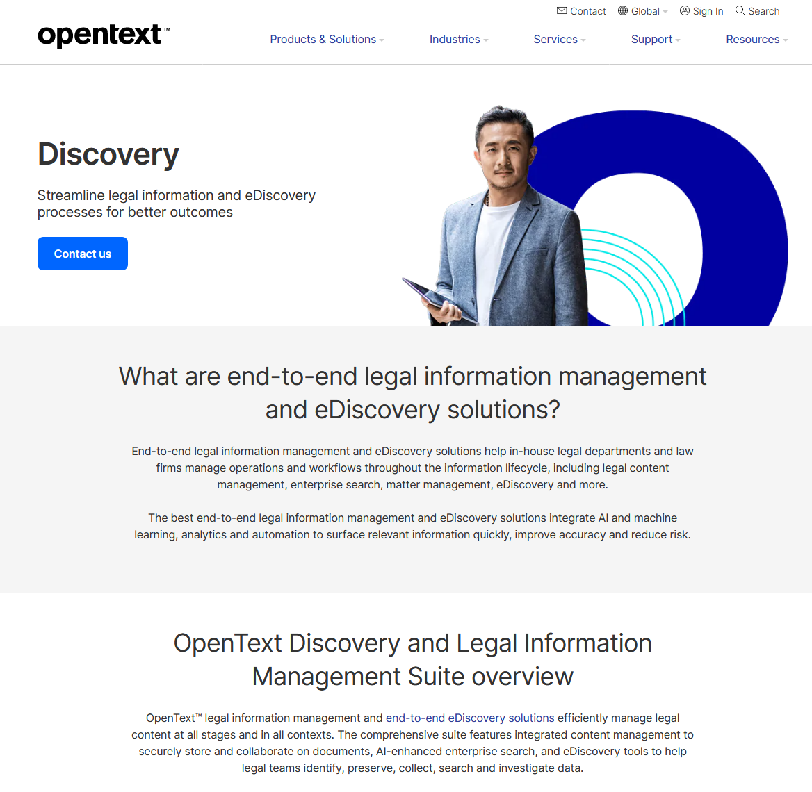 OpenText Discovery